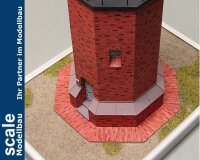 KrickLeuchtturm Rotes Kliff Laser Kartonbausatz