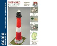 KrickLeuchtturm Pellworm Laser Kartonbausatz