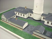 KrickGebäude für Leuchtturm Kampen Laser Kartonbausatz