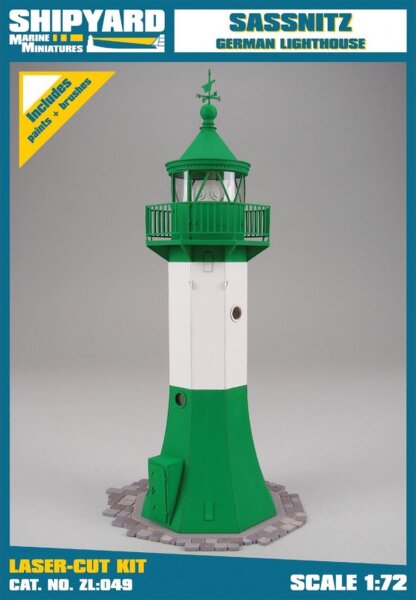KrickLeuchtturm Sassnitz Laser Kartonbausatz