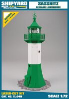 KrickLeuchtturm Sassnitz Laser Kartonbausatz
