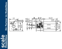 KrickMicro Pile Getriebemotor 300:1 6V