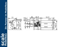 KrickMicro Pile Getriebemotor 50:1 6V