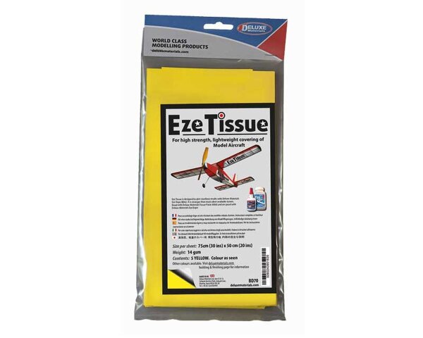 KrickEZE Tissue Spannpapier gelb (5 Bogen) DELUXE BD70