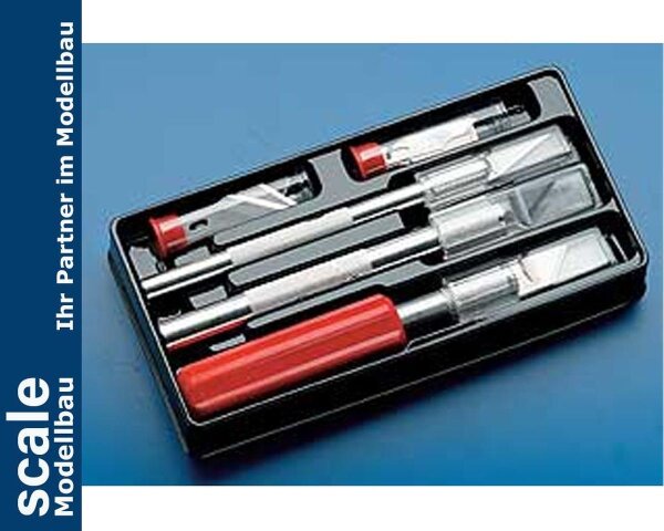 KrickMesserset Excel 3 Messer und 10 Klingen