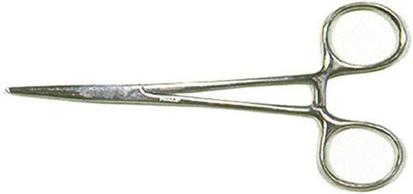 KrickHemostatklemme 190 mm gebogen