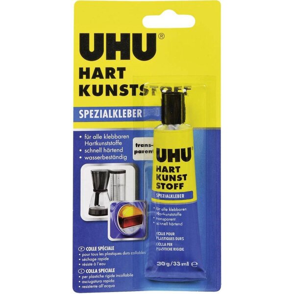 KrickUHU hart Kunststoff Spezialkleber 30g  Tube