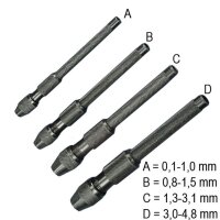 KrickBohrerhalter 0,1-4,8mm (4er Satz)  PPV4001/S