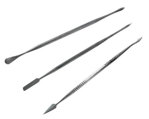 KrickSpatelsatz 3 verschiedene Formen