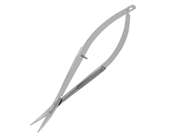 KrickMini Schere gebogen groß mit Federmechanismus