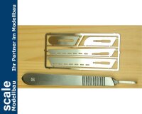 KrickSägeklingen Set 2+2 + Skalpellgriff