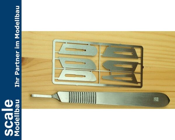 KrickSägeklingen 6er Set + Skalpellgriff