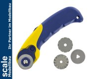 KrickRollmesser klein mit 3 verschiedenen Klingen