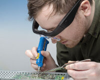 KrickLupenbrille Pro mit LED Beleuchtung