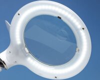 KrickLED Tischlupe mit Organizer-Sockel + Dimmfunktion