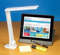 KrickKlappbare Tischleuchte mit LED Panel dimmbar LC8045USB