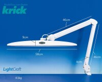 KrickLED Arbeitsplatzleuchte Professional dimmbar