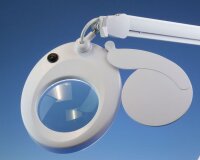 KrickStandlupe Slimline 125 mm Ø LED Beleuchtung