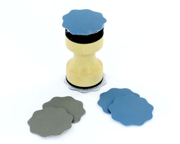 KrickMicro Schleif- und Polier Halter + 6 Pads