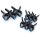 KrickNylon Grip Klemmen - 3x75mm + 6x50mm
