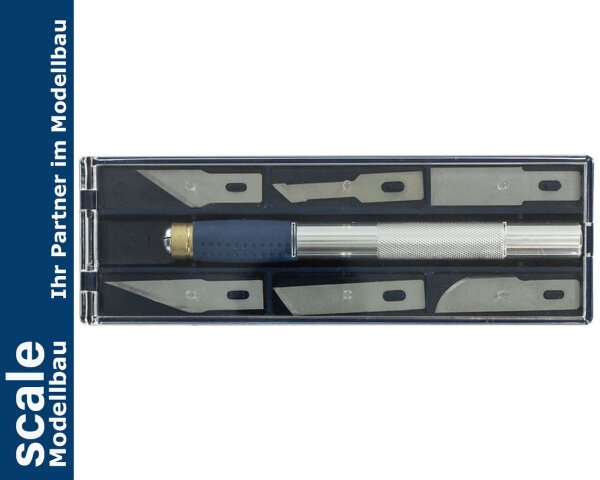 KrickMesser #2 Softgrip mit Magnet + 6 Klingen