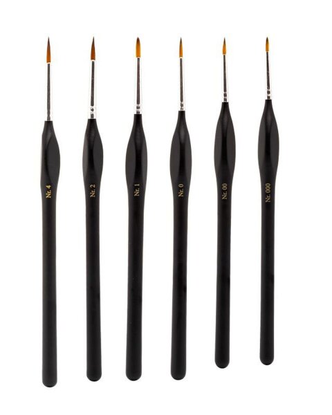 KrickPinselset mit ergonomischen Griffen