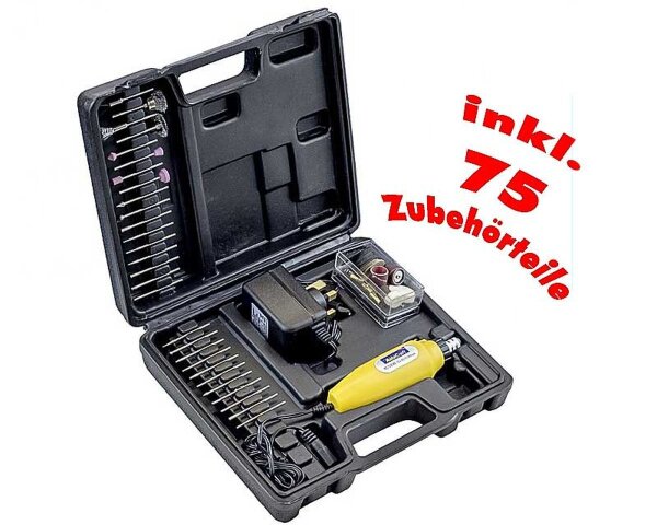KrickRC12 Multiwerkzeug 12V Set inkl. 75 Zubehörteile