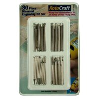 KrickDiamant Gravurstifte Set 30-teilig 3,2mm Schaft