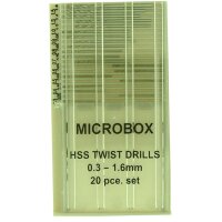 KrickMicrobox Bohrer Set (20) 0.3-1.6mm