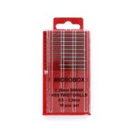 KrickMicrobox Schaftbohrer Set (10) 0.5-2.2mm
