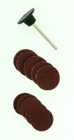 KrickSchleifscheiben sort. selbstkl. mit Gummiträger...