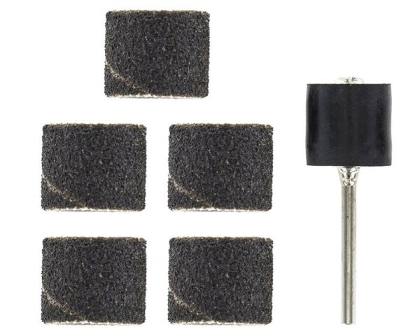 Krick5 Schleifkappen mittel Zylinderform mit Tragerstift