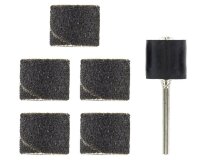 Krick5 Schleifkappen mittel Zylinderform mit Tragerstift