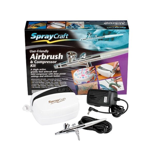 KrickAirbrush Pistole SP30 & Kompressor Set