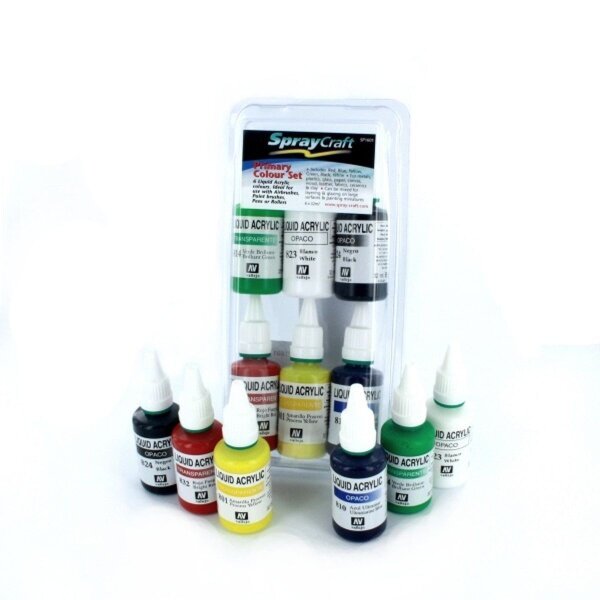 KrickFarbset Acryl Farbe 6 x 32 ml