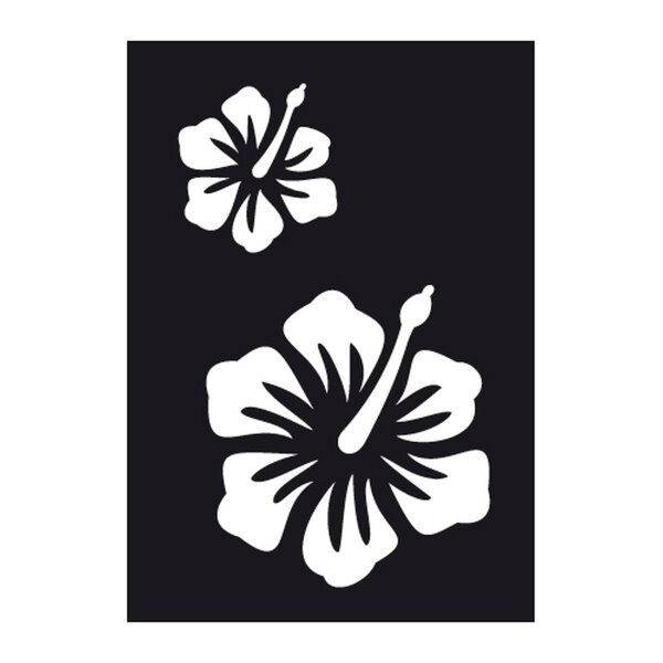 KrickAirbrush Schablone HIBISCUS
