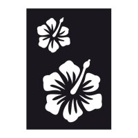 KrickAirbrush Schablone HIBISCUS