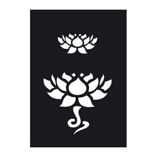 KrickAirbrush Schablone LOTUS