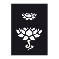 KrickAirbrush Schablone LOTUS
