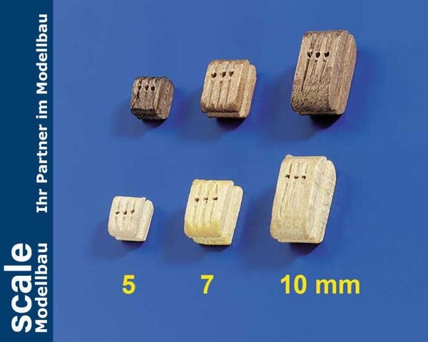 KrickDreifachblöcke 10mm (10 Stück)