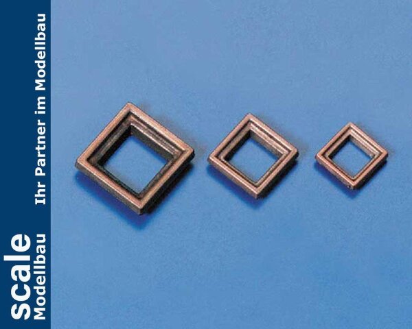 KrickStückpfortenrahmen Metall 13x13mm(10)