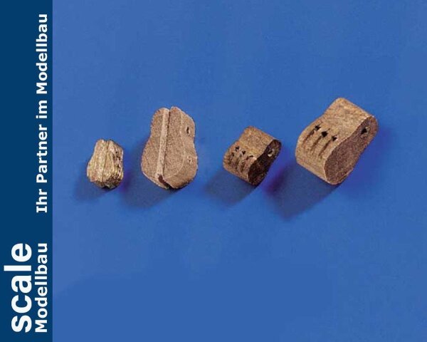 KrickViolinblöcke 12mm 2 Bohr.(10Stk)