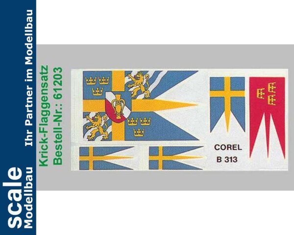 KrickFlaggensatz Wasa + Amphion