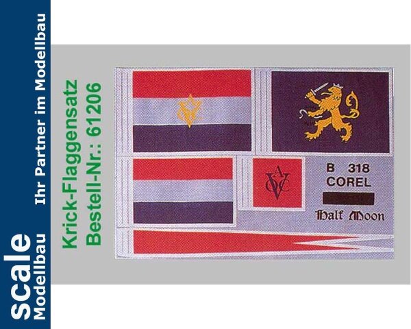 KrickFlaggensatz Half Moon
