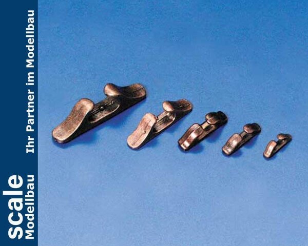 KrickLippe brüniert Metall 20mm (10Stk)