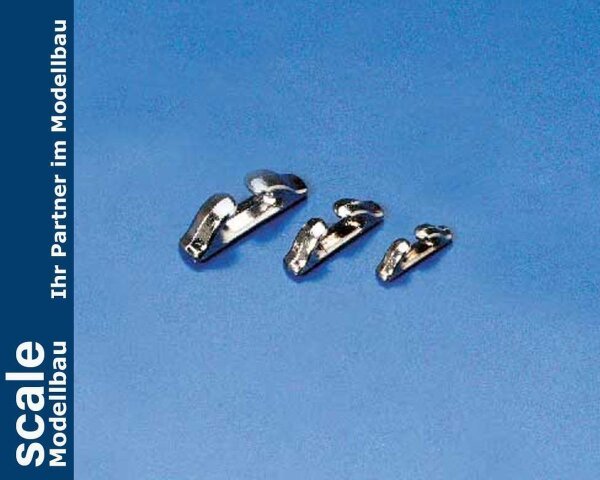 KrickLippe Chrom Metall 14mm (10Stk)