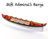KrickAdmirals Barkasse 36 ft. / 172 mm Bausatz