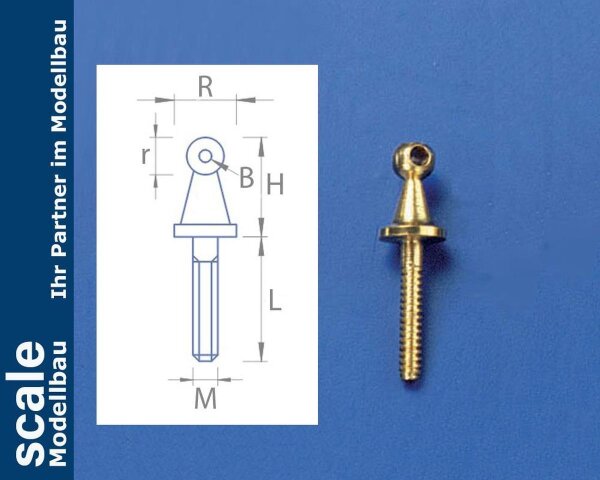 KrickHandlaufstütze H 3,5x0,75 mm (10 Stk.)