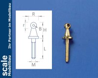 KrickHandlaufstütze H 3,5x0,75 mm (10 Stk.)