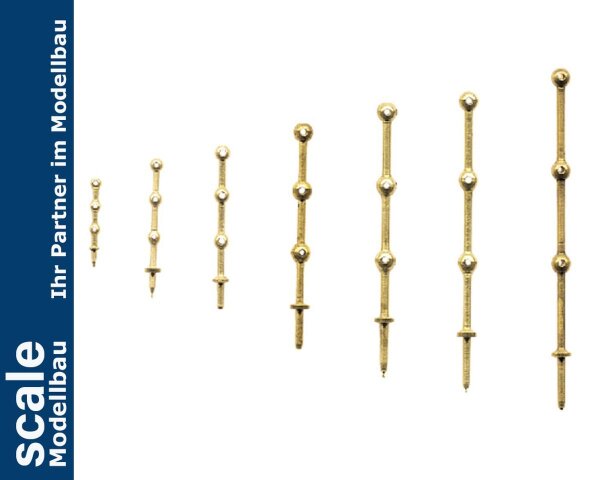KrickRelingstütze 10mm 3 Durchz(10)